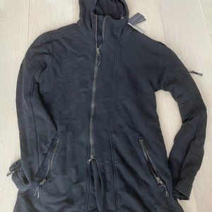 John Varvatos Black Zip Sweater New with Tag